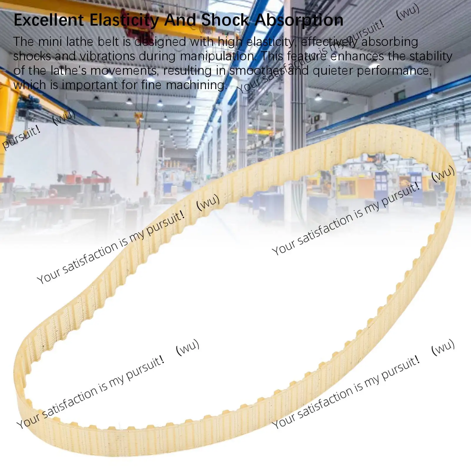 For Mini Lathe Belt Transparent Good Shock Absorption Good Compatibility Lathe Drive Belt Elastic User Friendly for Maintenance