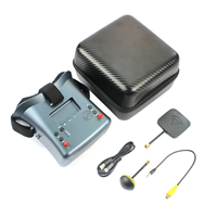 LS-008D 5.8G FPV Goggles 4.3 Inch 40CH Support DVR Dual Antenna Battery 480*272 Helmet Receiver Goggles RC FPV Racing Drone UAV