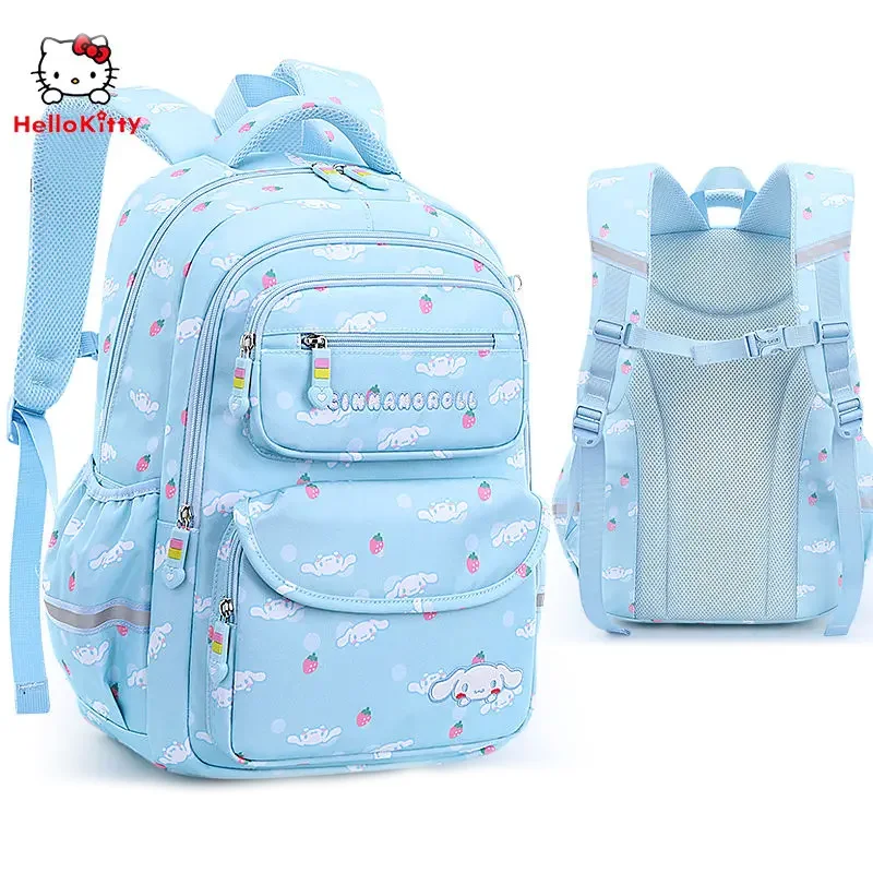 Girls' School Backpack Sanrio Cinnamoroll Children's Schoolbag Primary School Student Girls' Spine Protection Burden Reduction