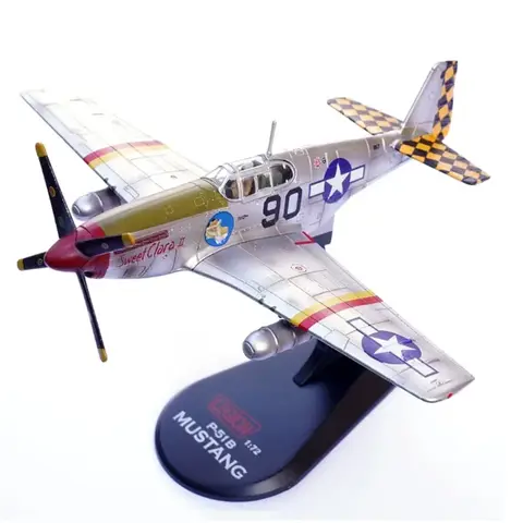 LEGION Diecast 1/72 Scale USAF Mustang P-51B P-51 P51B Fighter P51 Finished Alloy Aircraft Model Toy Display Collection