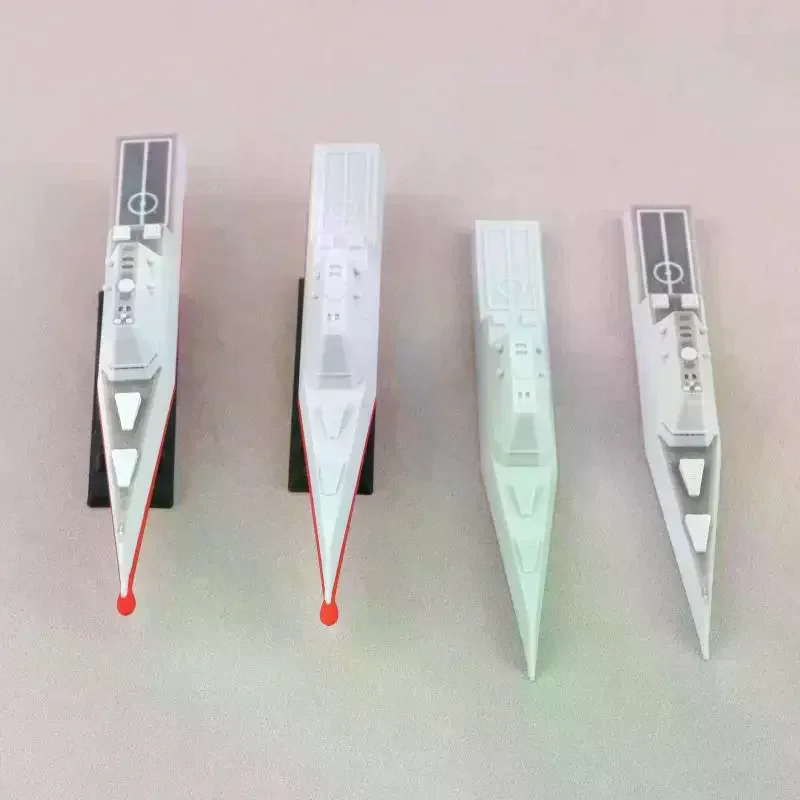 /Cna/Miniature Zumwalt-class Destroyer Model 1/2000 Scale Warship Waterline/Full-hull Type 3D Printed For Diorama Scene 1PCS