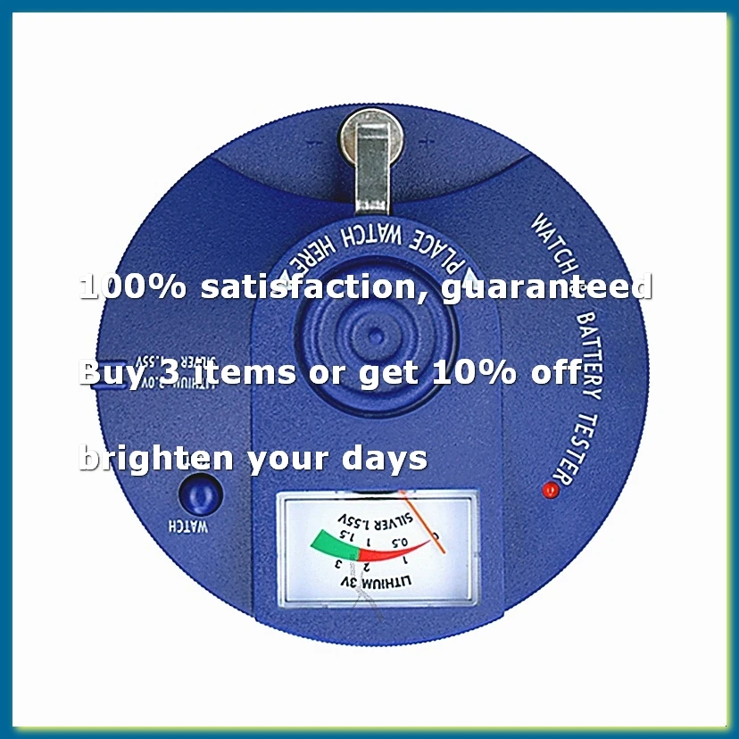 ●Quartz Movement Tester ,Circular Type Watch Battery Pulse Tester and 1.5V 3V Button Cell Battery Analyzer-ABFB