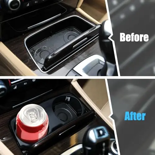 

Center Console Cup Holder Trim Cover For 7 Series F01 F02 2008–2015 Models Including 730i 740i 750i 760i 740li 750li 760li