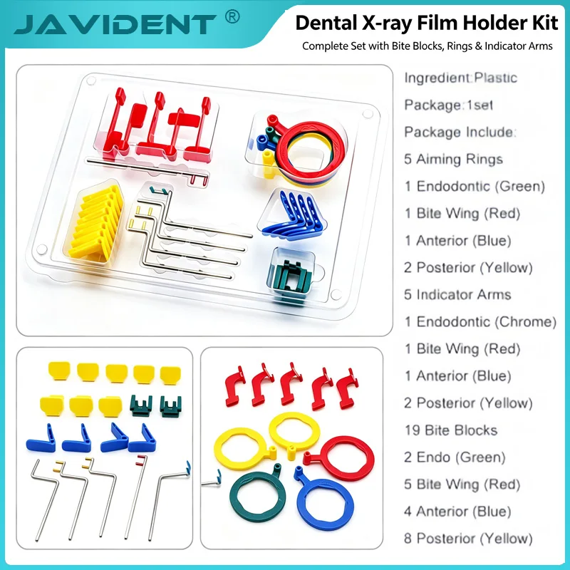 Dental Sensor Positionar Dental X-Ray Film Positioner Parallel Oral X ray Film Position Kit Dental Radiography Clinic Supply