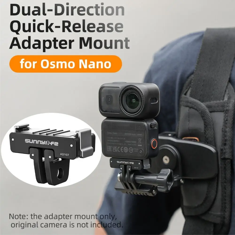 

Quick Release Magnetic Adapter Lightweight Plastic Extension Bracket Stable Mount Base for DJI Osmo Nano