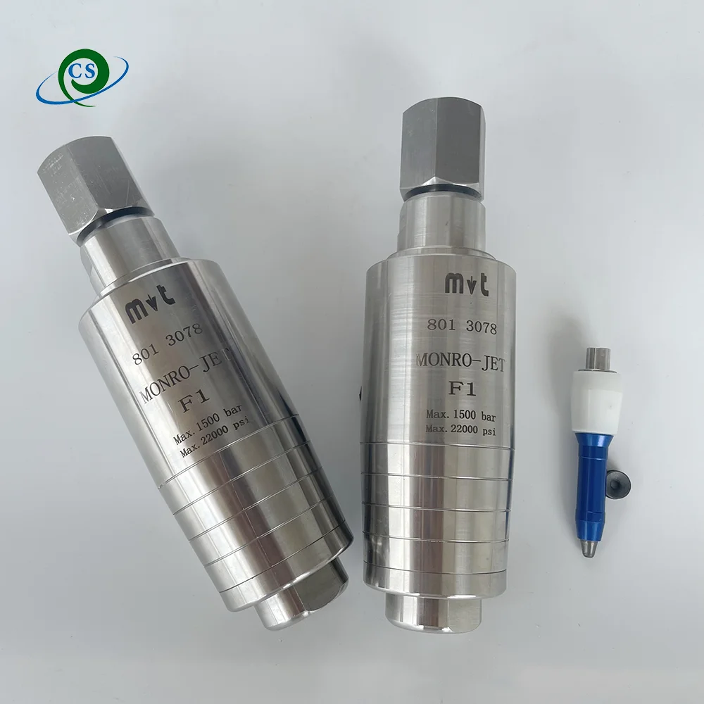 

Турбовращение сверхвысокого давления Devil Nozzle SS 1500 бар 360 градусов Эффективная насадка для мытья поверхности с сердечником из вольфрамовой стали