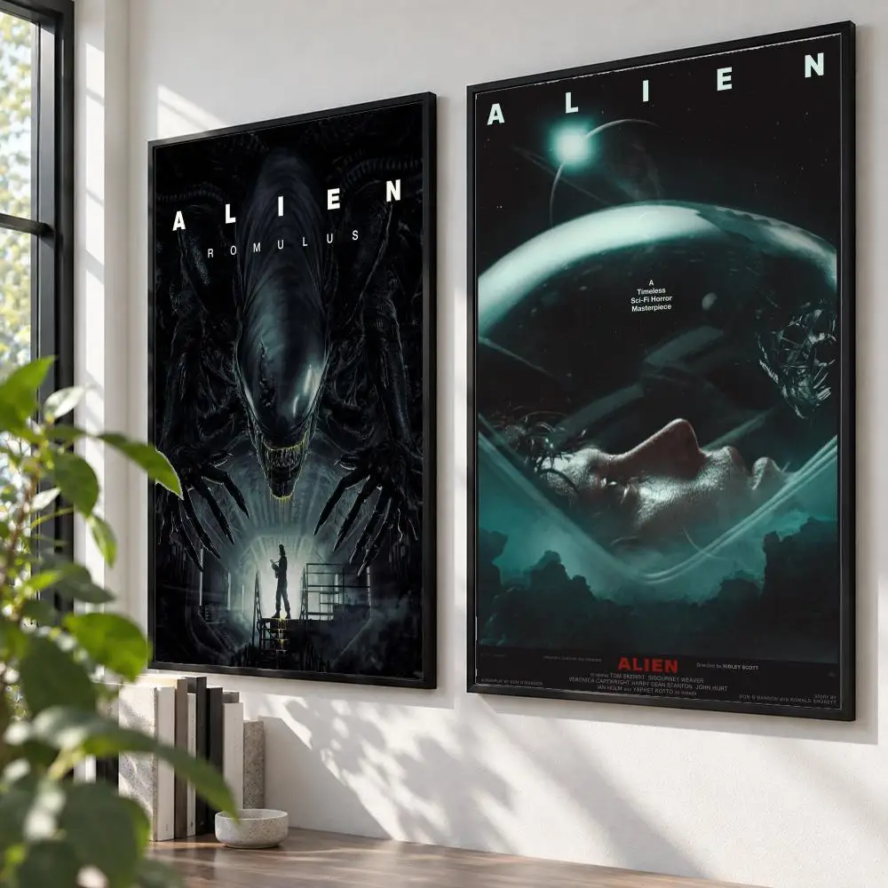 movie Alien Romulus Poster HD Poster Self Adhesive Waterproof Wall Art Print Bedroom Living Room Modern Decor Gift