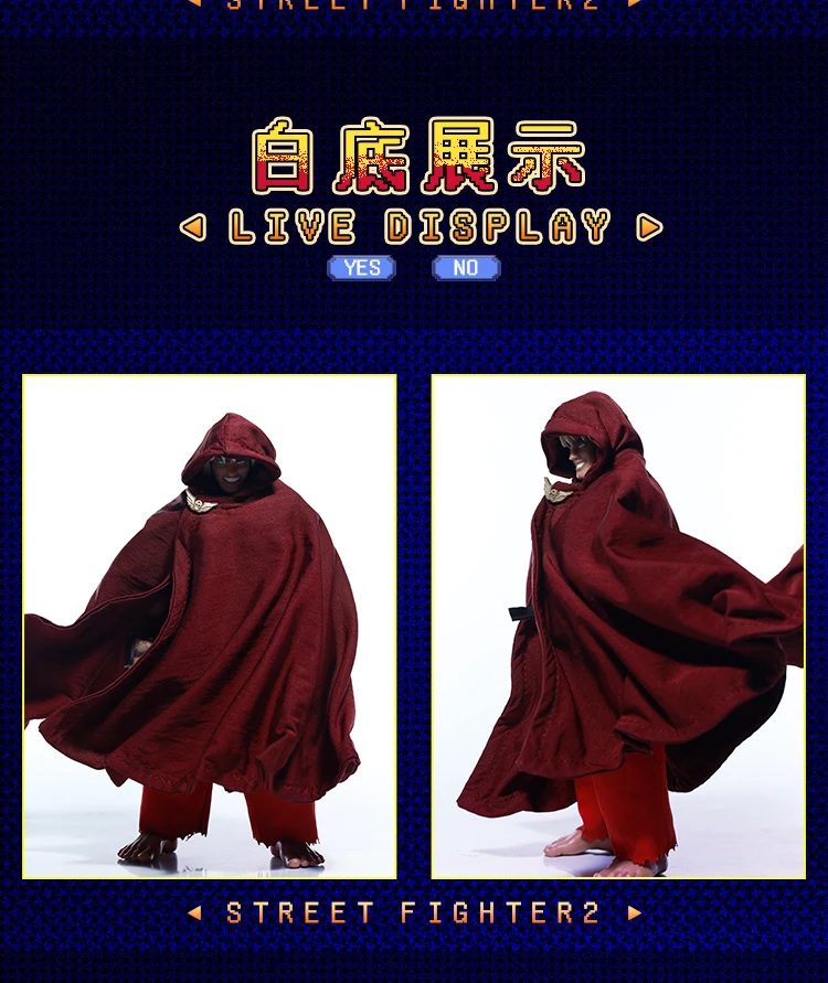[Tylko ubrania] Jada Street Game 2 Skala 1/12 Brainwashing Ken & General Cloth Cloak Akcesoria 6-calowa figurka akcji Model