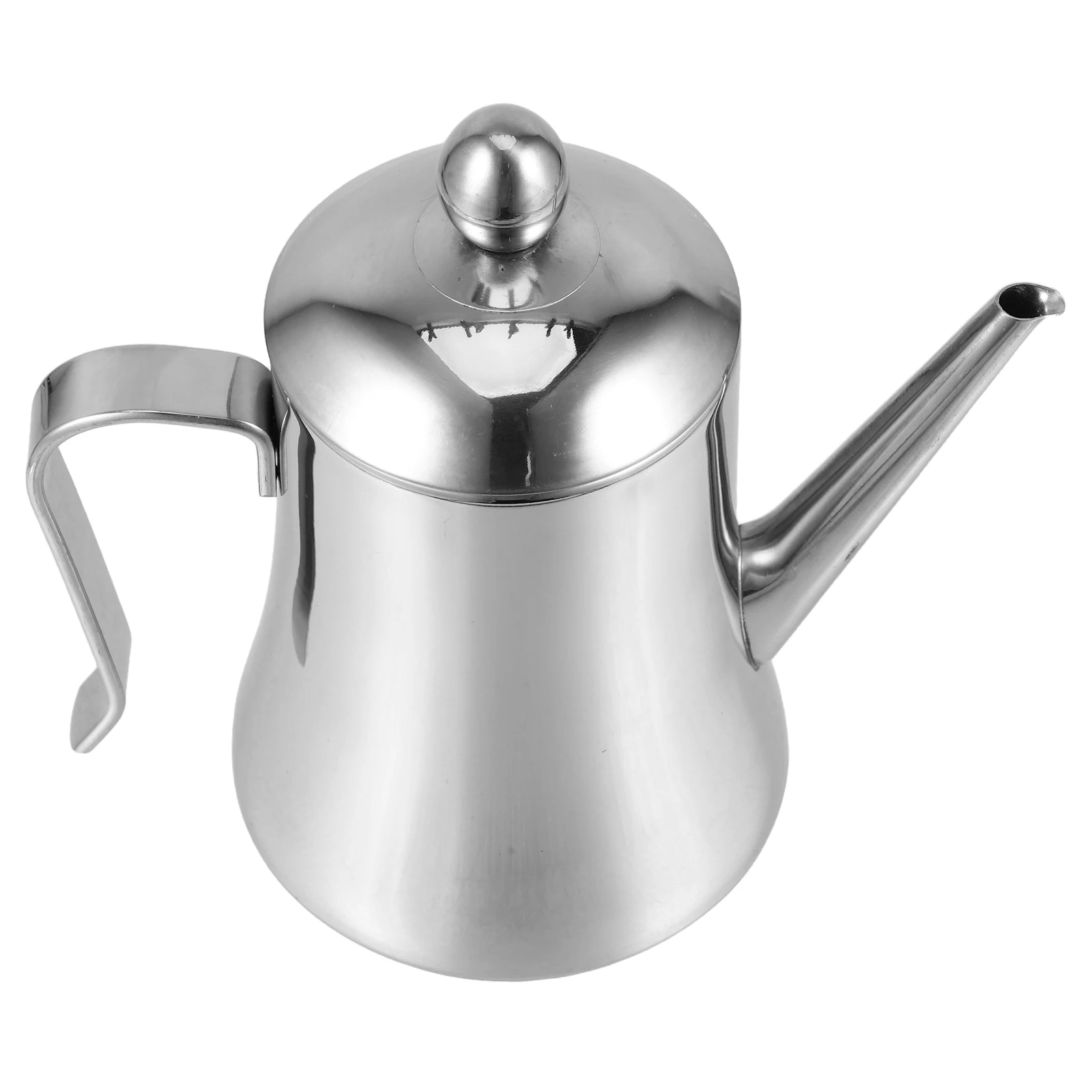 

Банка для хранения масла из нержавеющей стали, некапельный диспенсер, длинный носик, кухонный кувшин для эфирного масла, легкий кулинарный контейнер для домашней кухни