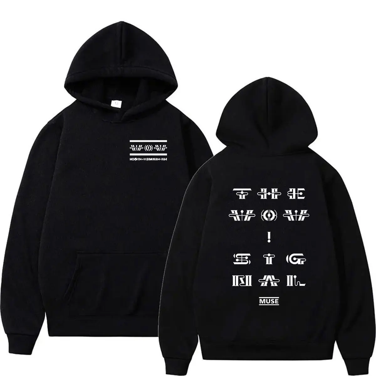 MUSE Band The Wow! Signal Tour 2026 Hoodie Men Women Retro Long Sleeve Fashion Sweatshirt Hip Hop Loose Clothing Pullover Hooded