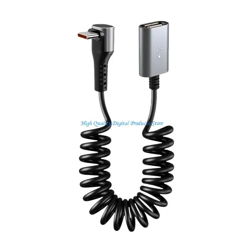 U2JE Compacted USB C To USB A Adapter Cord Supports 5V 3A Charging Data Synchronization