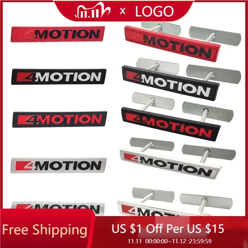 

Auto Grille Emblem Side Achter Sticker voor Volkswagen 4MOTION Golf Passat Jetta Bora Touareg Tiguan Polo Accessoires