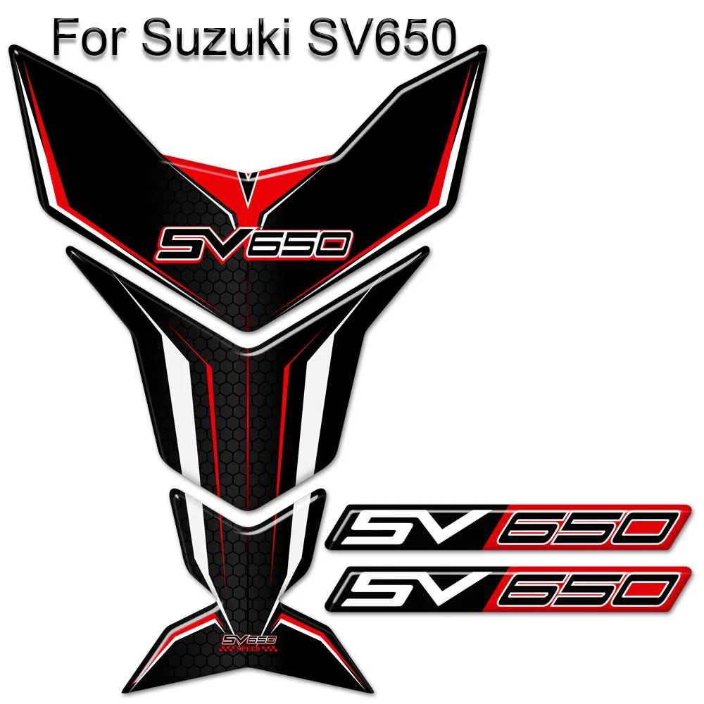 

Protector Decal Stickers Gas Fuel Oil FairingTank Pad Protection For Suzuki SV650S SV650X SV 650 S X 2017 -2021
