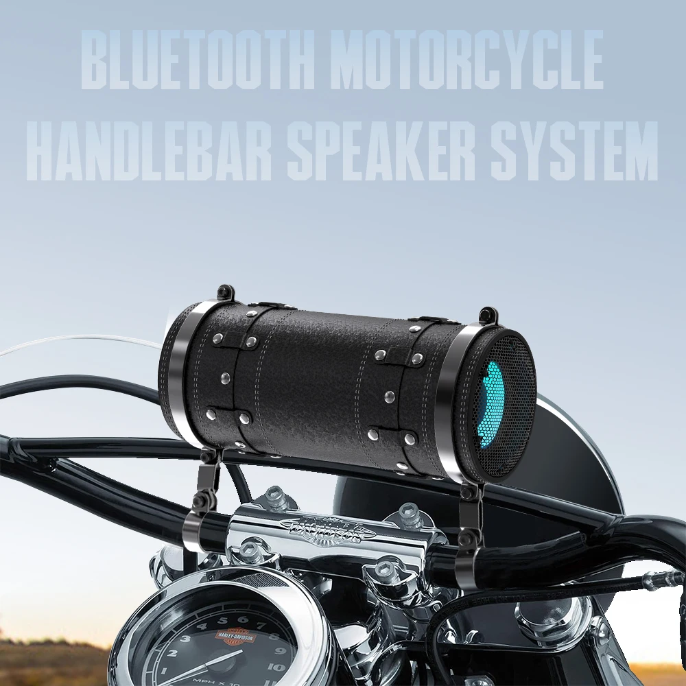 Gsou แถบเสียงรถจักรยานยนต์ RGB ขยายลําโพงสําหรับรถจักรยานยนต์ UTV ATV Marine Ect