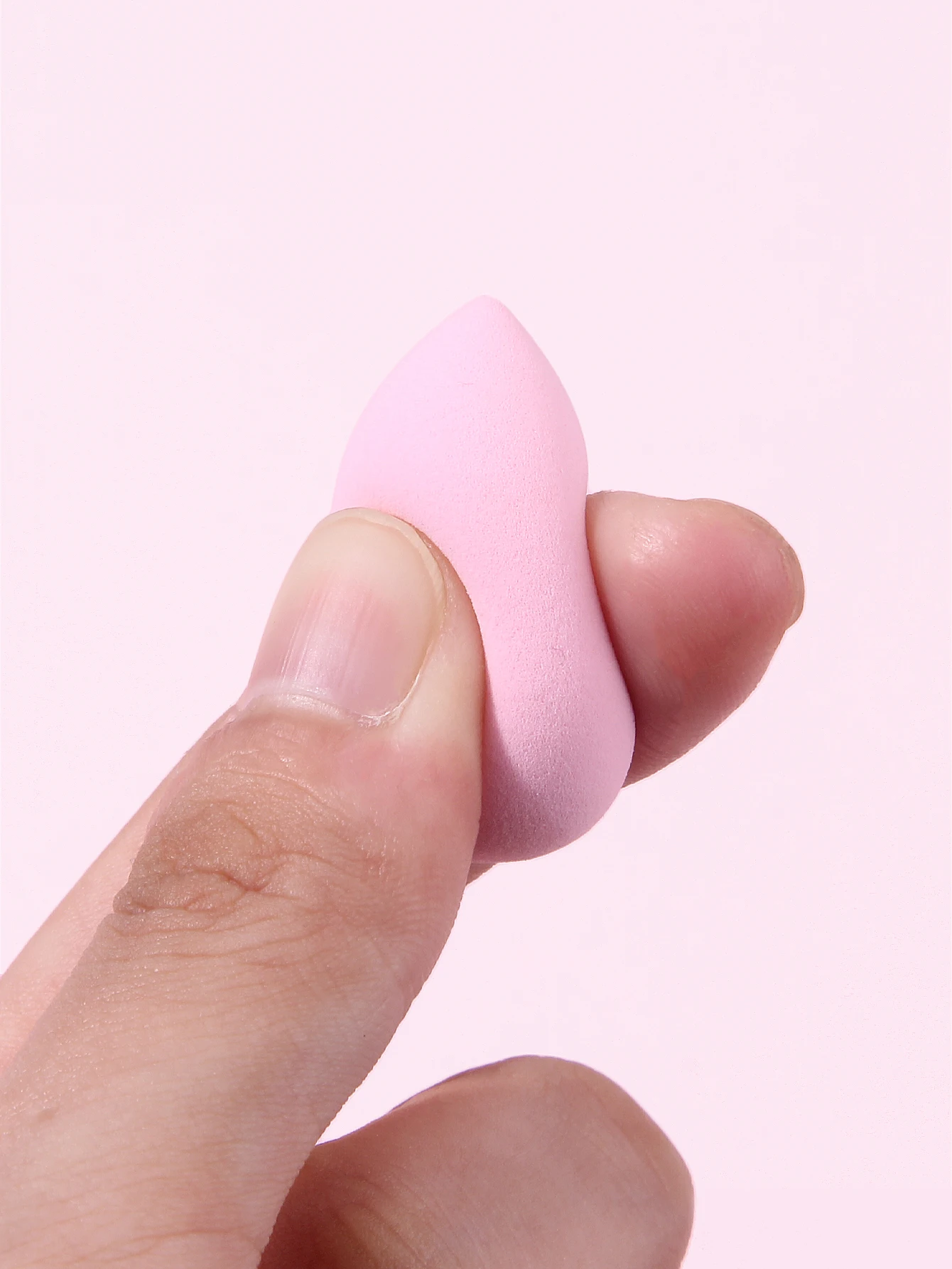 10PCS Mini Schönheit Ei rosa Tropfen Make-up Schwamm Puderquaste trocken und nass Dual-Purpose lokale Concealer Augen Make-up-Tool