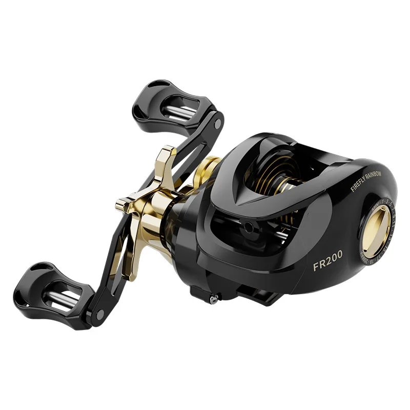 Pesca Carrete de Pesca, Baitcasting Reel, Long Cast, 7.2:1 Gear Ratio, Drag Alarm, Anti-Backlash Fishing Wheel