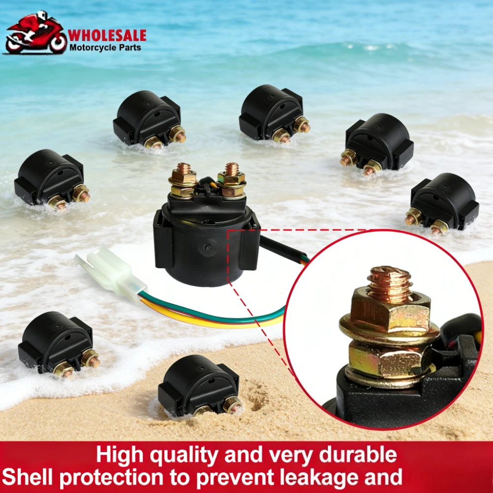 

1pc/2pc/4pc Starter Relay Solenoid For Yamaha YFM 50 80 100 125 200 225 350 400 600 XC180 SR185 TTR250 BW350 ZX550 XS 850 1100