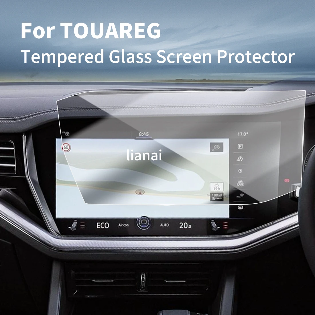 

Carplay Screen Protector Tempered Glass Protective Film Navigator Car Stickers Accessories For 25 VW TOUAREG RHD