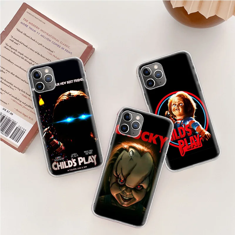 Seed of Chucky Phone Case For Iphone 14 13 15 Pro Max Apple 11 12 Mini X XS XR 16 Plus 6 6S 5 5S Clear Cover Shell Coqu