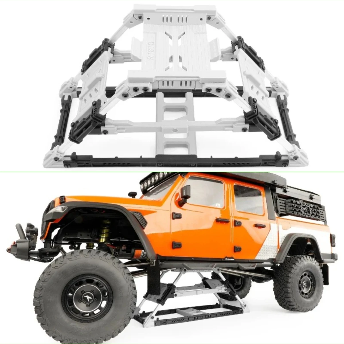 Simulated Parking Rack for 1/7 RC Crawler Car Traxxas Relalo Crobol MK07 JK07 Accessories