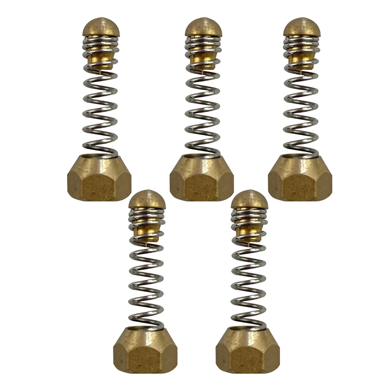 5Pcs 1/8 Internal Thread Pressure Washer Pipe Nozzles,Sewer Drain Pipe Spring Ejectors,Cleaning Vibrating Spring Nozzles Durable