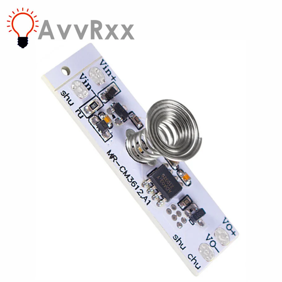 DC12V 24V Capacitive Touch Sensor Switch Coil Spring LED Dimmer On Off Light Switch Module 36W 3A for Smart Home LED Light Strip