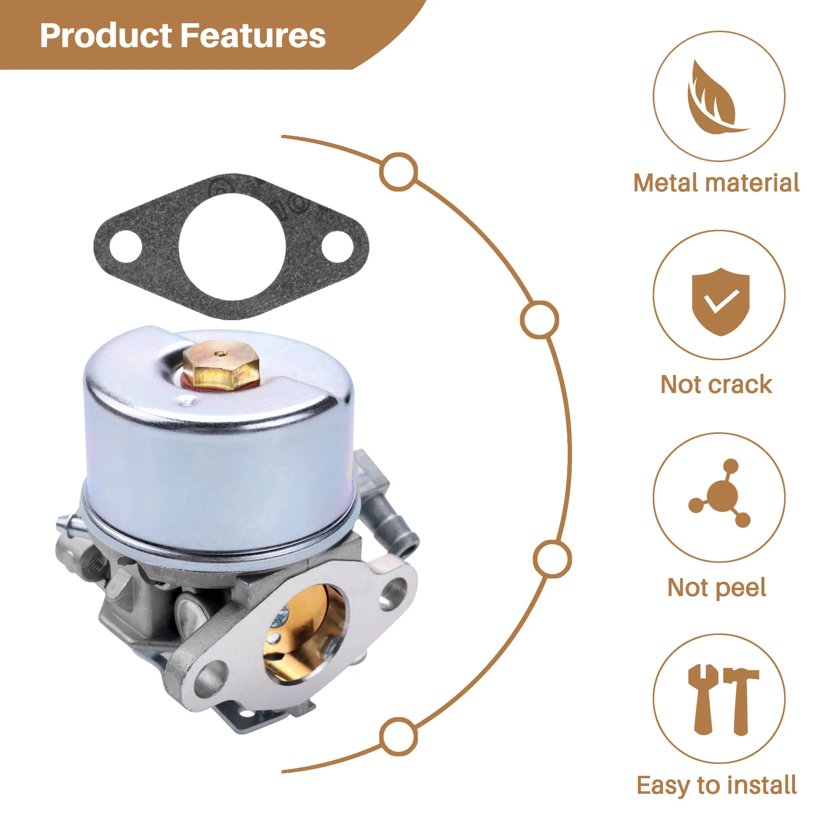 

Карбюратор для Tecumseh 4HP 5HP HSK50 HS50 632107 632107A 640084B