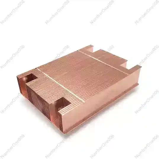 

1U Pure Copper CPU Cooler for AM4 AM5 Socket VC Heat Spreader Size 110x80x26.9mm Server Heatsink