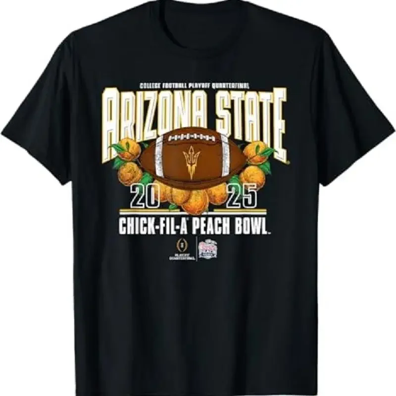 A r 1 z o n a St4te Sun Dev1ls Pe4ch Bowl CFP 2024 25 Retro T Shirt
