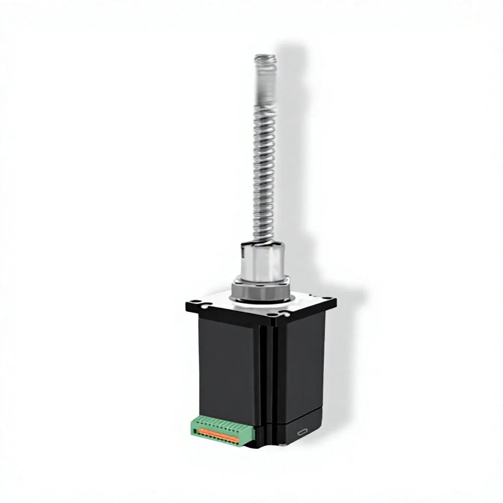 SAMSR Hybrid Ball Screw Closed-Loop Stepper Motor DC 24V-48V Fixed-Axis Miniature Linear Actuator NEMA 8/11/14/17/23/34