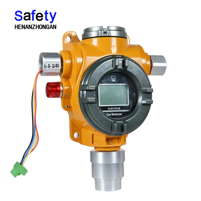 wall mounted refrigerant gas leak detector fixed o3 ozone gas sensor detector