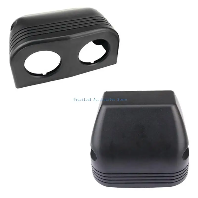 U75E سيارة مقبس مخرج طاقة غطاء لوحة جبل سيارة مقبس شاحن USB قاعدة خيمة