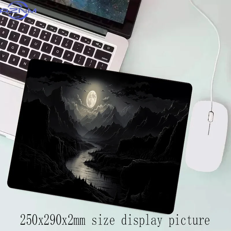 Night Moonlight Large Mouse Pad 900x400 Non-Slip Esport Learning Desk Mat Game Player Mousepad desktop Accessories Keyboard Pads