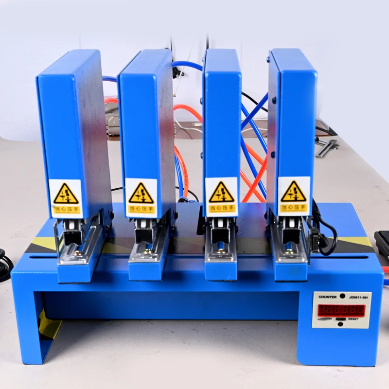 300 Times/Min 0.7-0.8MPa Single/Dual/Triple/Quad Head For Fast Binding High-Speed Electric 12 Gauge Metal Stapler