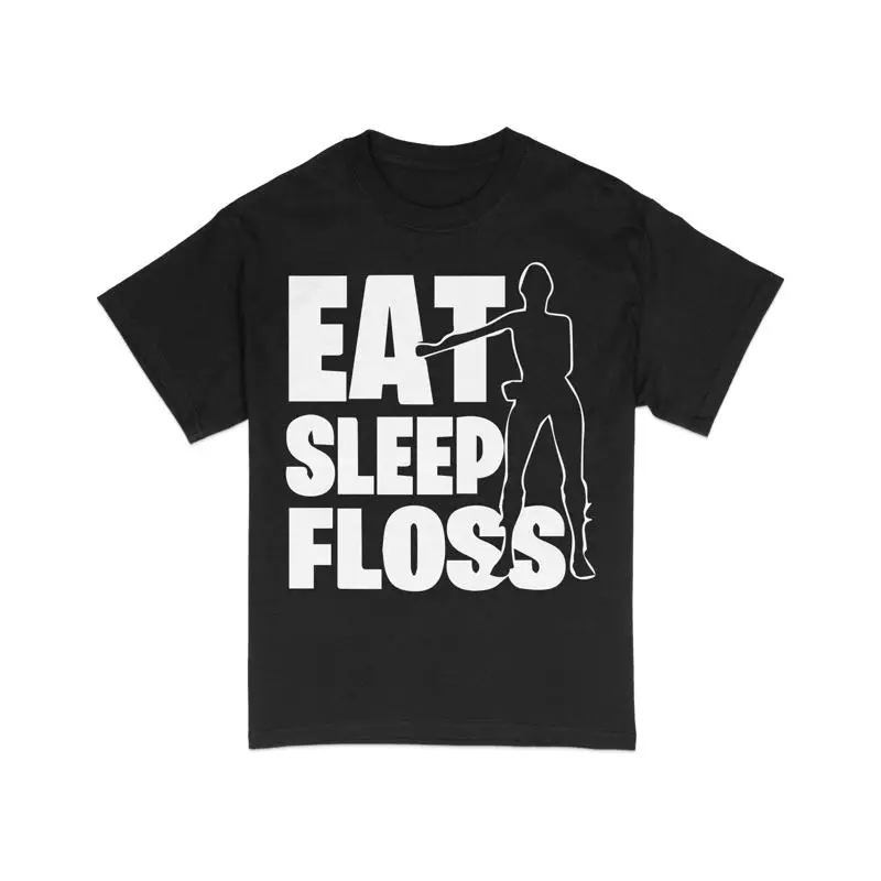 

Funny Floss Dance T Shirt Eat Sleep Repeat Dancer Cool Move Novelty
