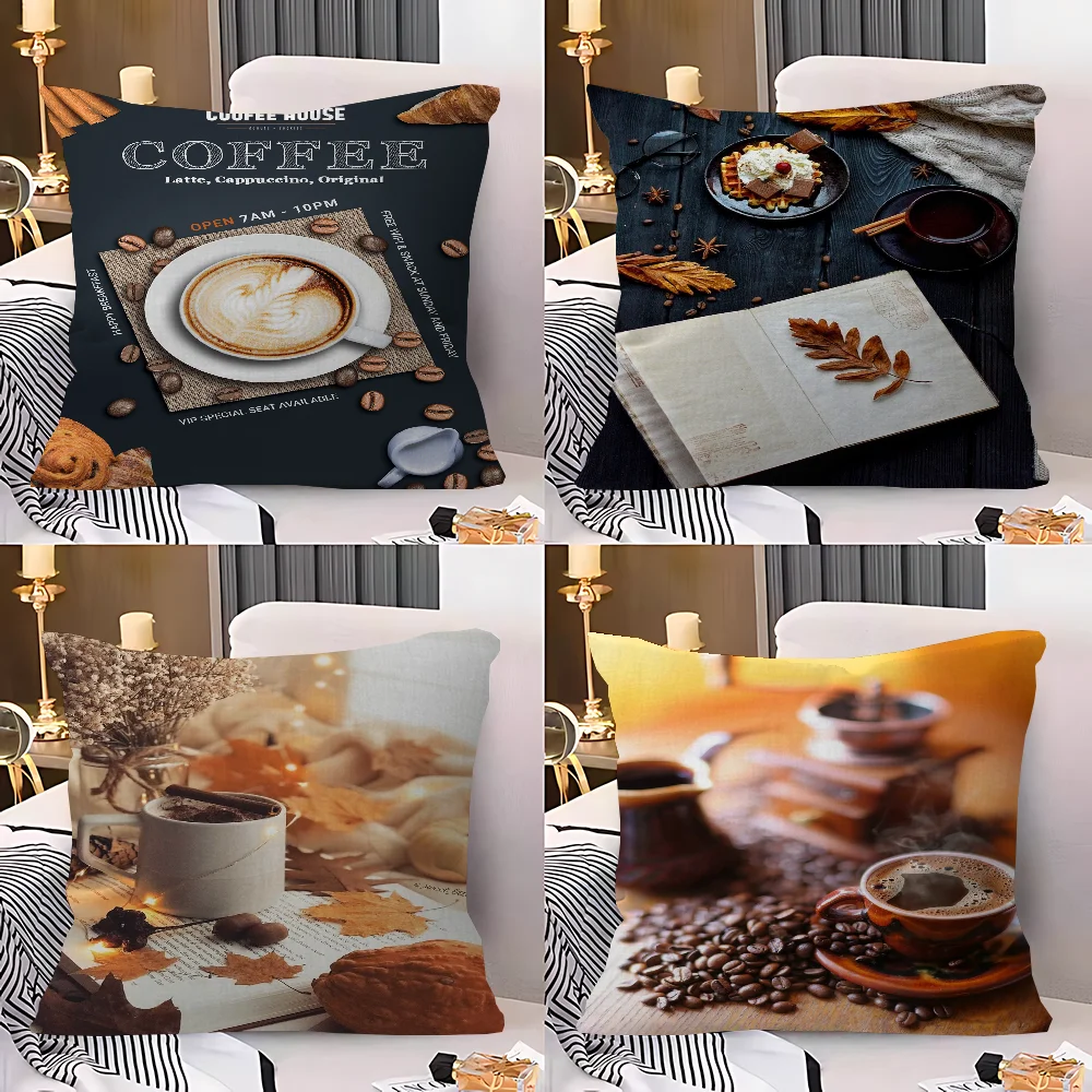 

Coffee 45*45cm Cushion Cover Pillow Cover Decor Pillowcase Home Pillowcase For Couch Pillow
