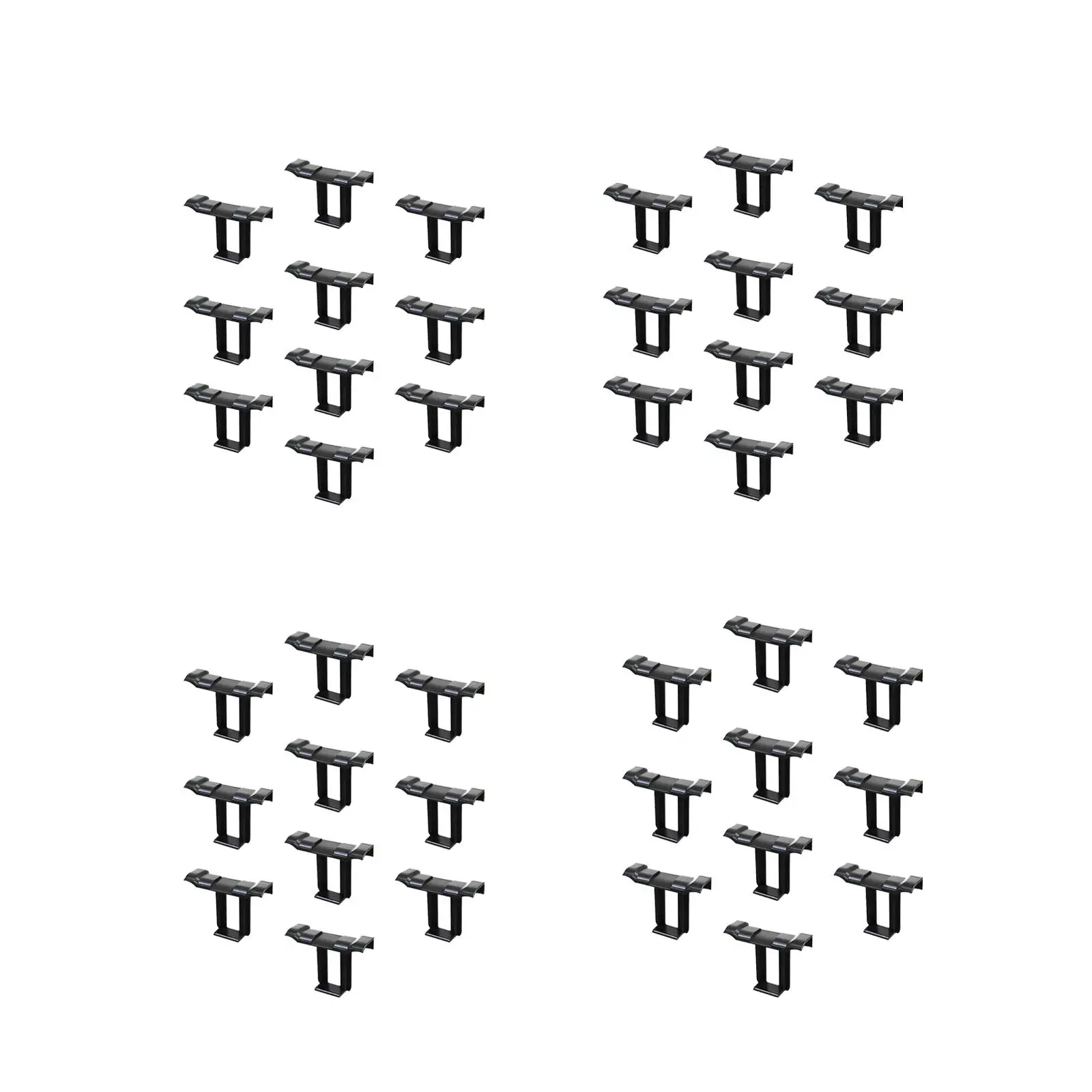 10Pcs Solar Panel Drainage Clips Pv Module Maintenance Photovoltaic Panel Water Guide Roof Solar Panel Frame Cleaning Clips