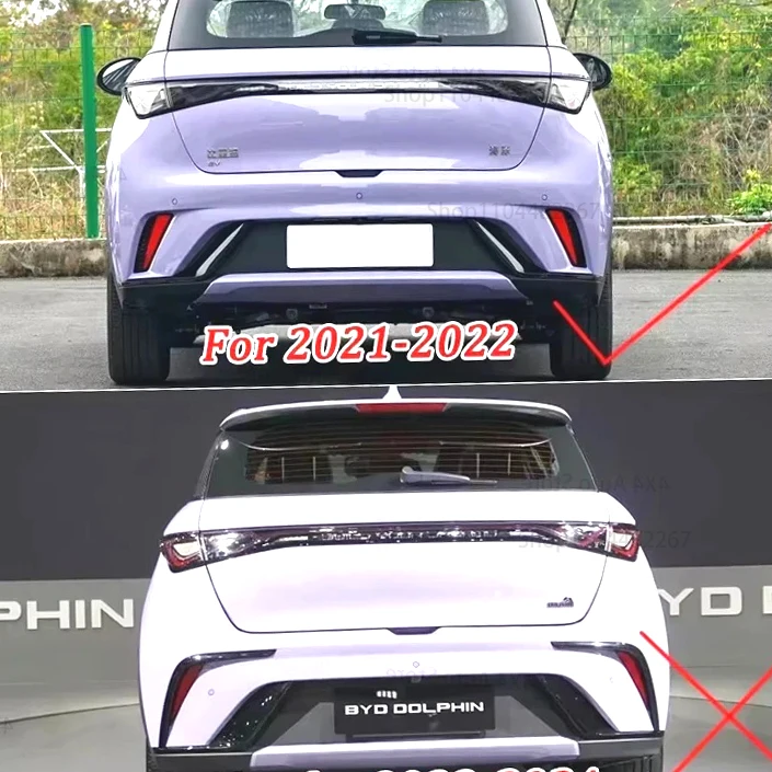 

For BYD Dolphin 2021 2022 1 Set Car Accessories Rear Bumper Reflector LED Lights Fog Light Tail Lamp Turn Signal