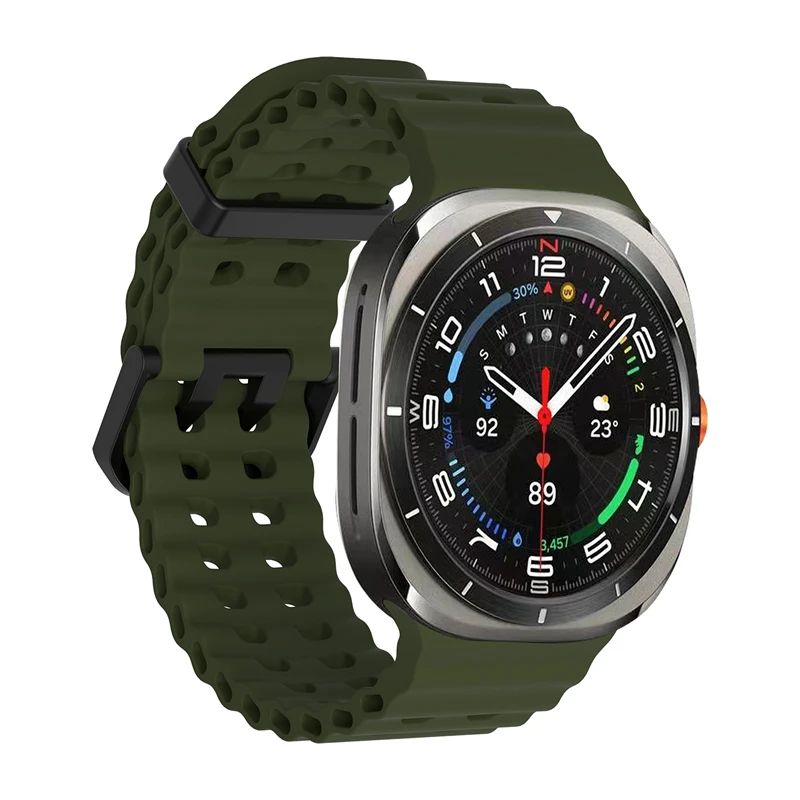 1:1 Marine Band für Samsung Galaxy Watch Ultra2 2026 Ultra 2025 2024 Armband Sport Silikon-Armband für Samsung Galaxy Ultra 47mm – Detail 13
