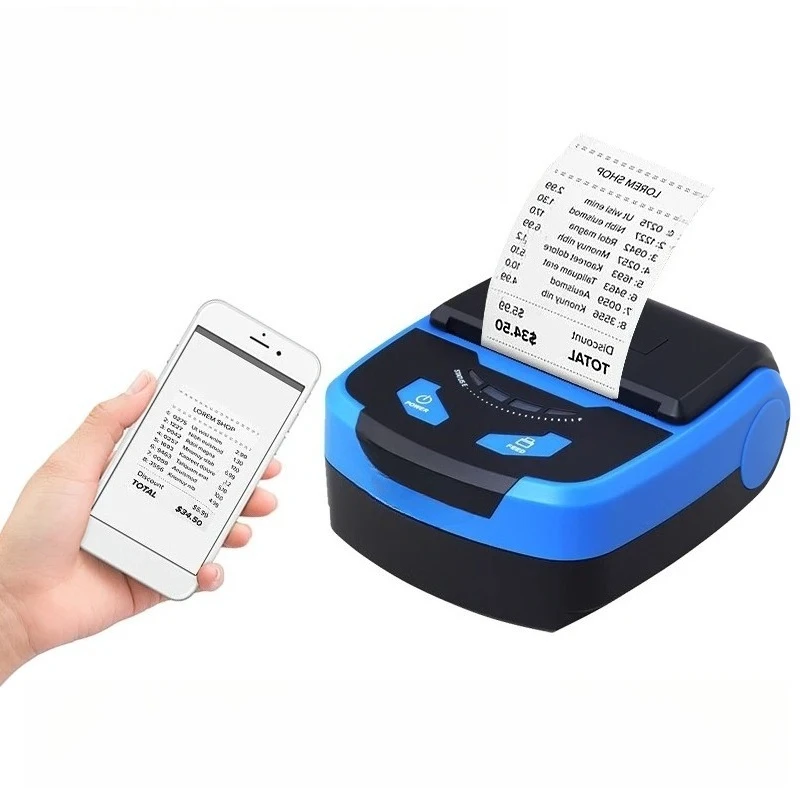 

Mini 80mm Thermal Printers Wireless Portable Receipt Printer Thermal Bluetooth Mobile Phone Android POS PC Pocket Bill XP-P810