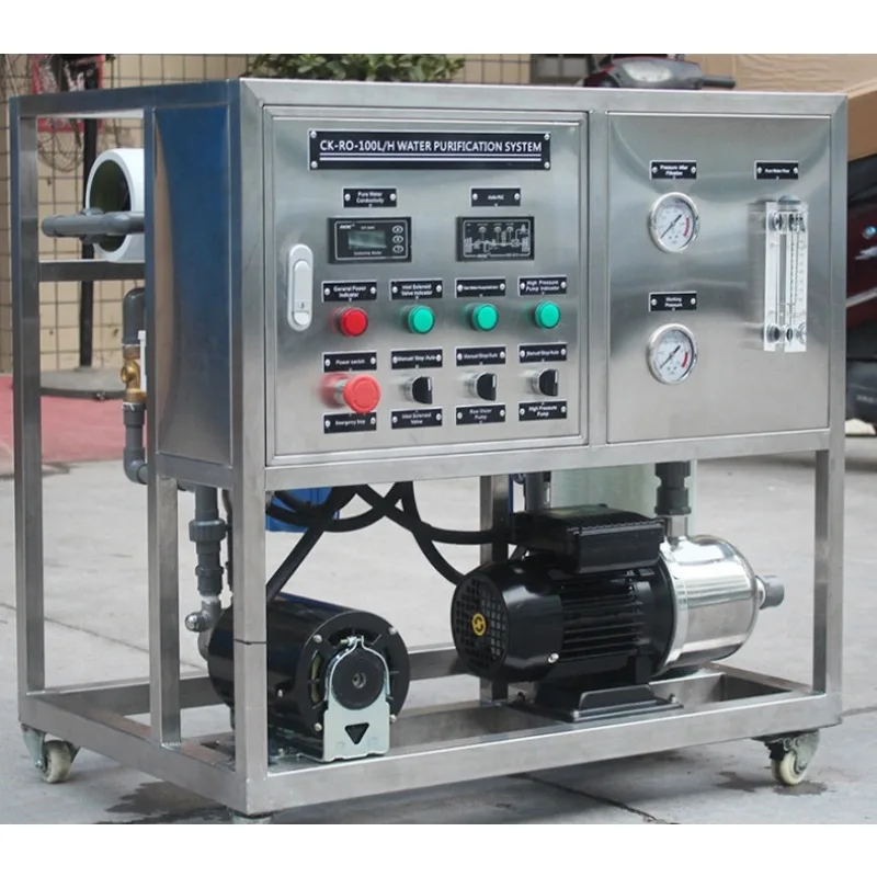 Factory direct sales small portable seawater desalination equipment marine desalination brackish water purifier reverse osmosis