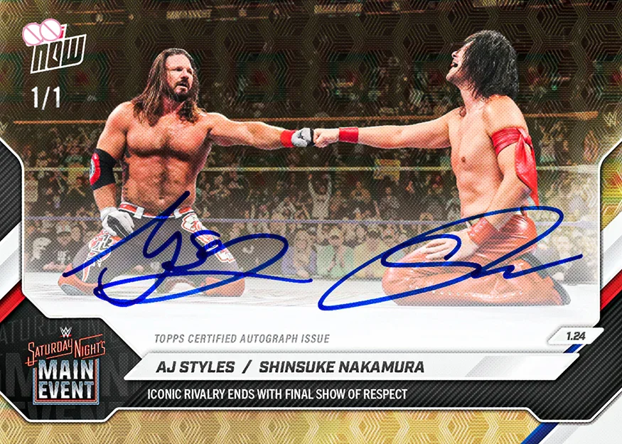 SPORTS 2025 DIY homemade WWE SAMI ZAYN STEPHANIE VAOUER SETH ROLLINS DOMINIK MYSTERIO Autographed Collectible Card Oblique Laser