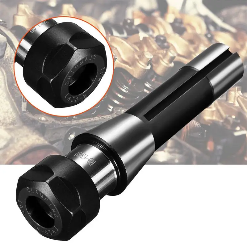 R8 ER20 7/16 inch Collet Chuck Holder CNC Milling Lathe R8 Arbor Spindle Holder Tool NICEMAN-NJ]