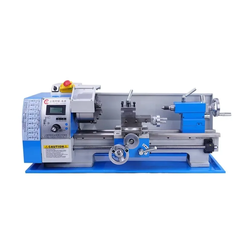 

TC-210pro-400 Stroke Mini Lathe Electronically Controlled Intelligent Manual Metal Lathe Brushless Motor for Service Equipment