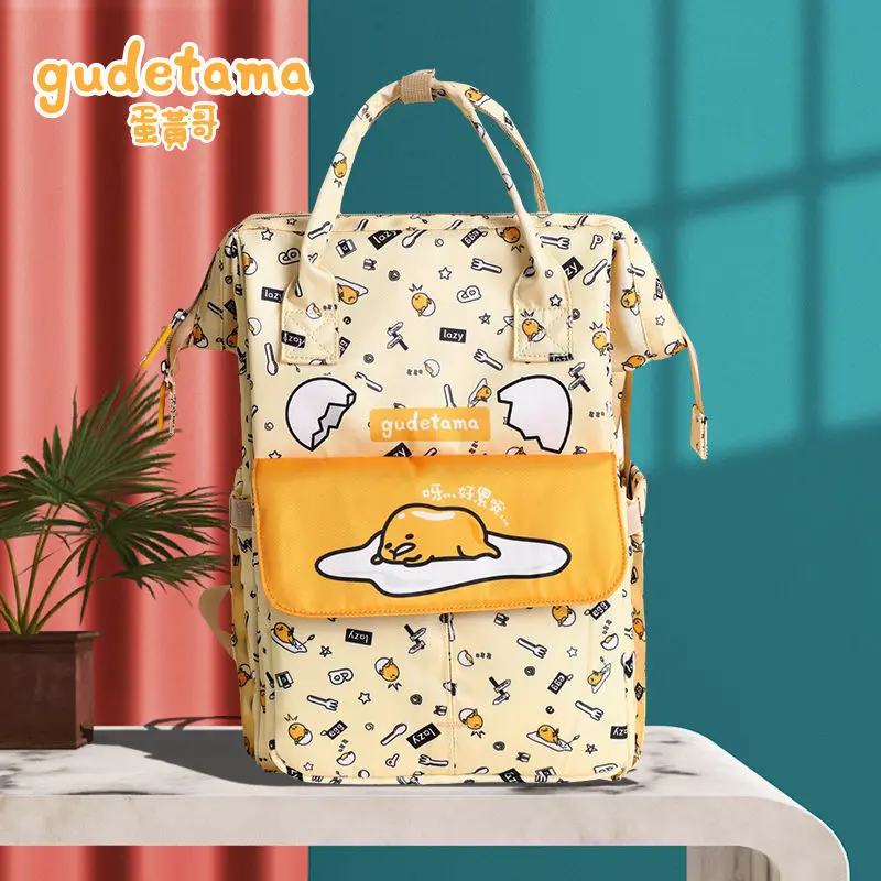 Sanrio Gudetama  Bag New Bag Lightweight Multifunctional Baby Diaper Bag Large Capacity out Backpack  kids backpack