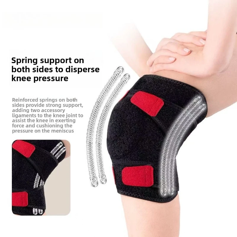 Sports Knee Pad Patella Shock Absorption Protective Gear for Outdoor Sports Warm Cold Proof for Elderly Up and Down Stairs Use