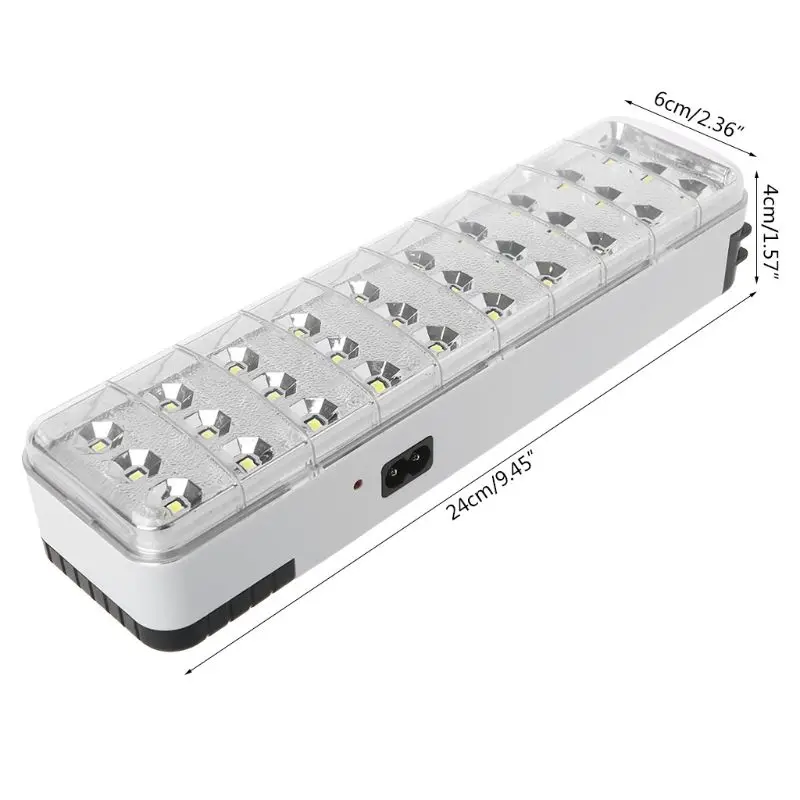 Luz de emergencia multifunción recargable, 30LED, lámpara de seguridad, 2 modos, para el hogar, Campamento, al aire libre