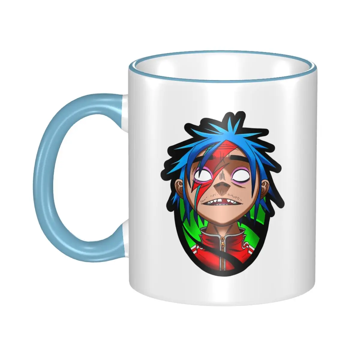

New Arrival 2d Gorillazs Music Merch Mugs Novelty Hip Hop Coffee Cup