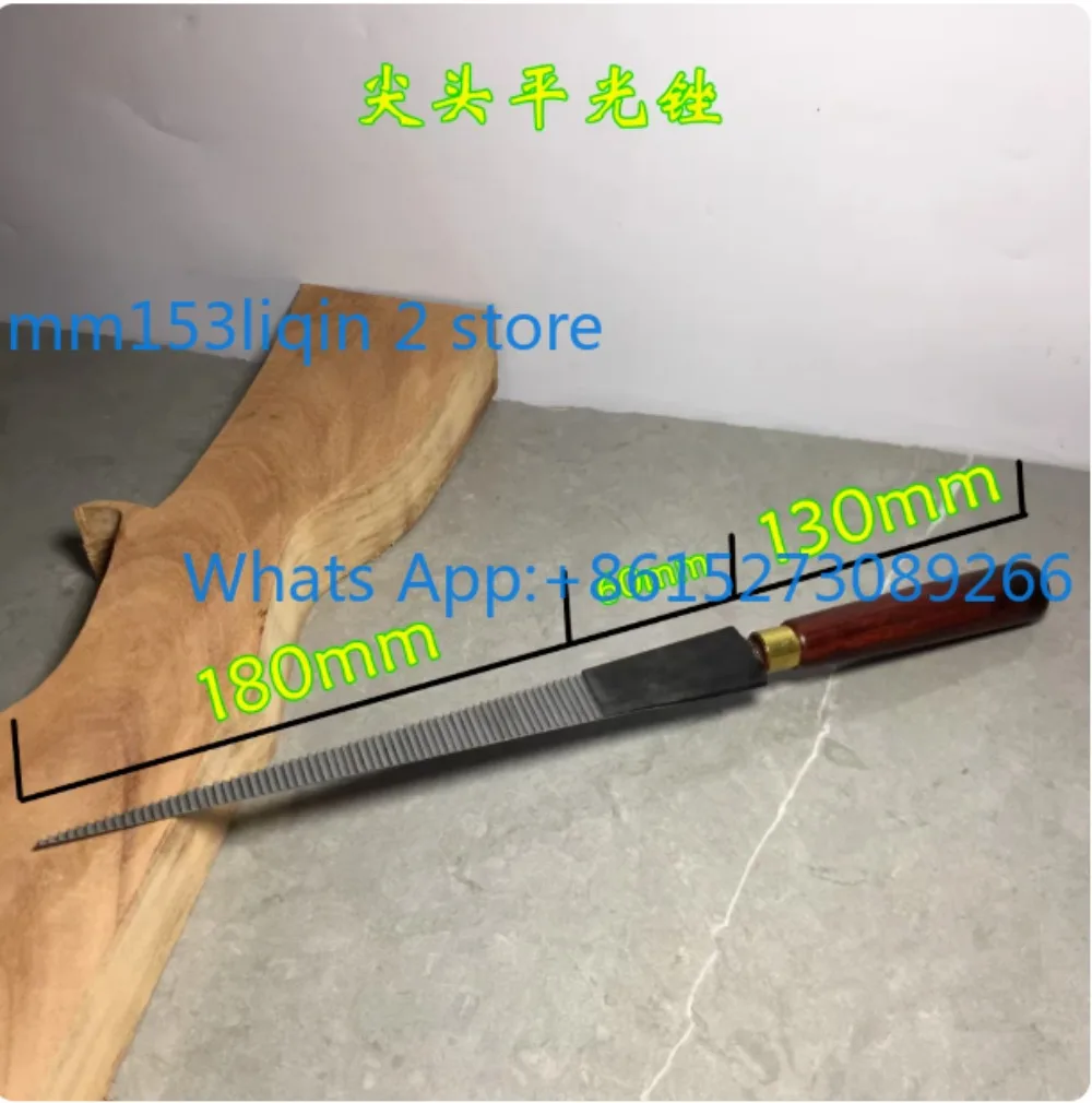W4 float Steel Single Grain Woodworking File Sandalwood Handle