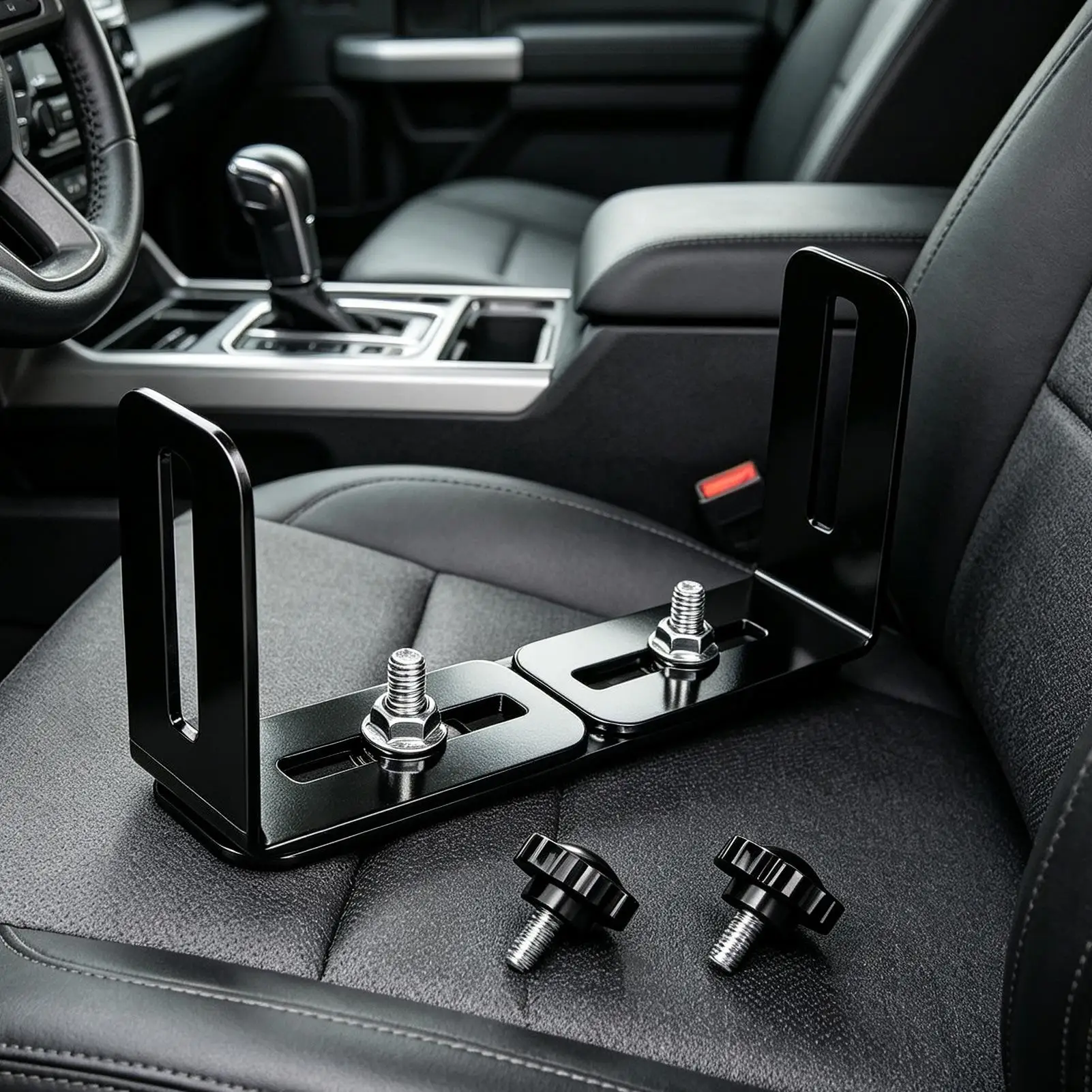 Cb Mount 6-10 Inch Adjustable Width Universal Heavy-Duty Rack Cb Radio Bracket for Scanners Radar Detectors External Speakers ﻿